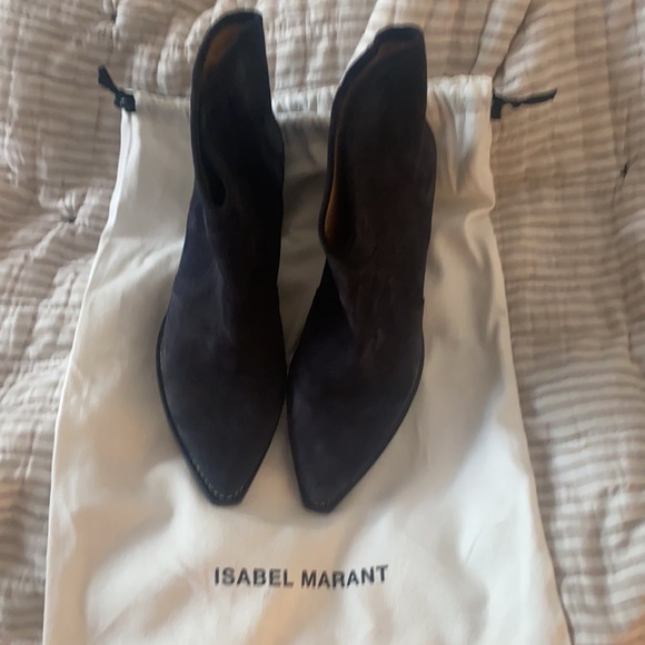 Isabel Marant Etoile Suede Leather Boots - Picture 5 of 5